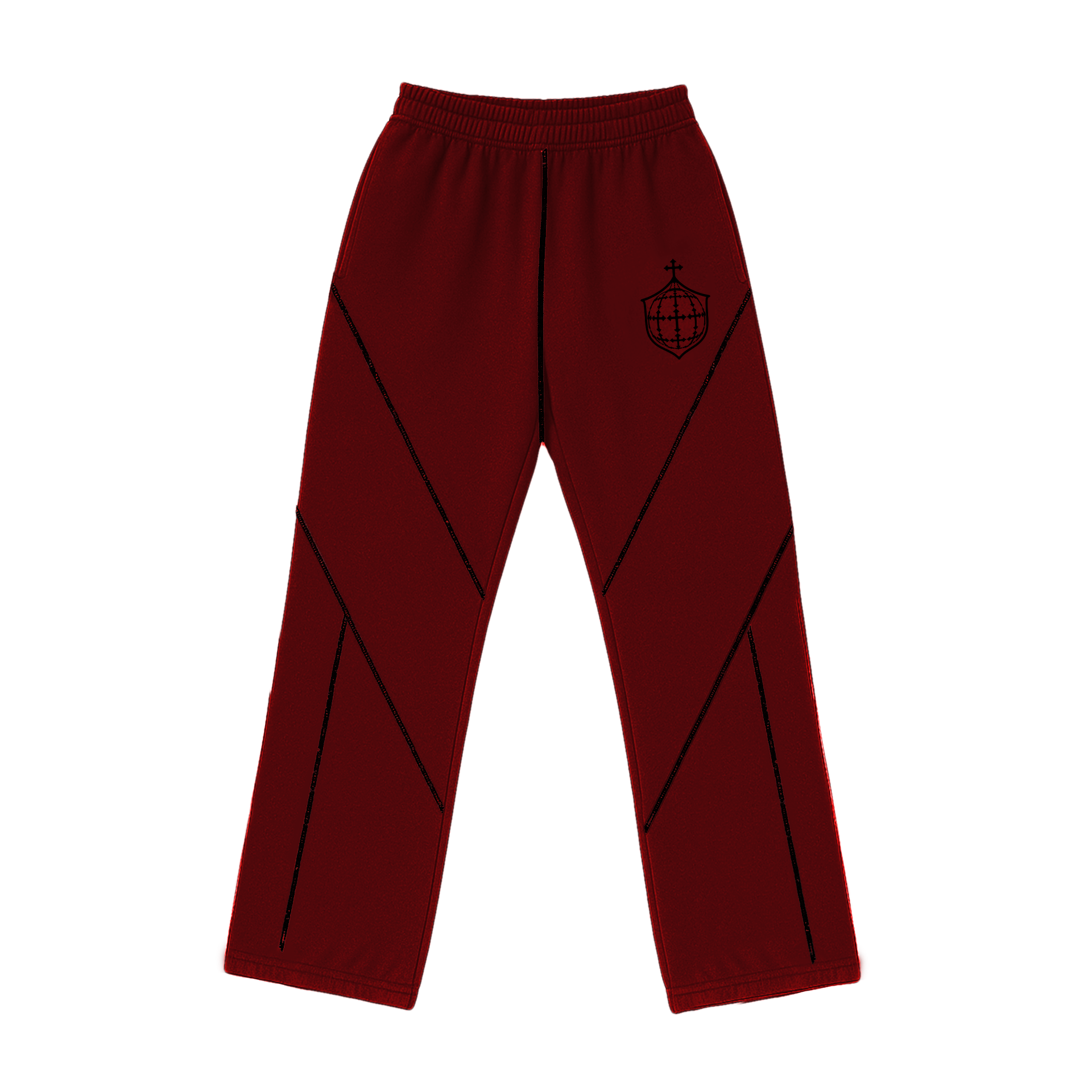 Kit Blusa + Calça Moletom EVOM Vinho - Veigh Merch Oficial