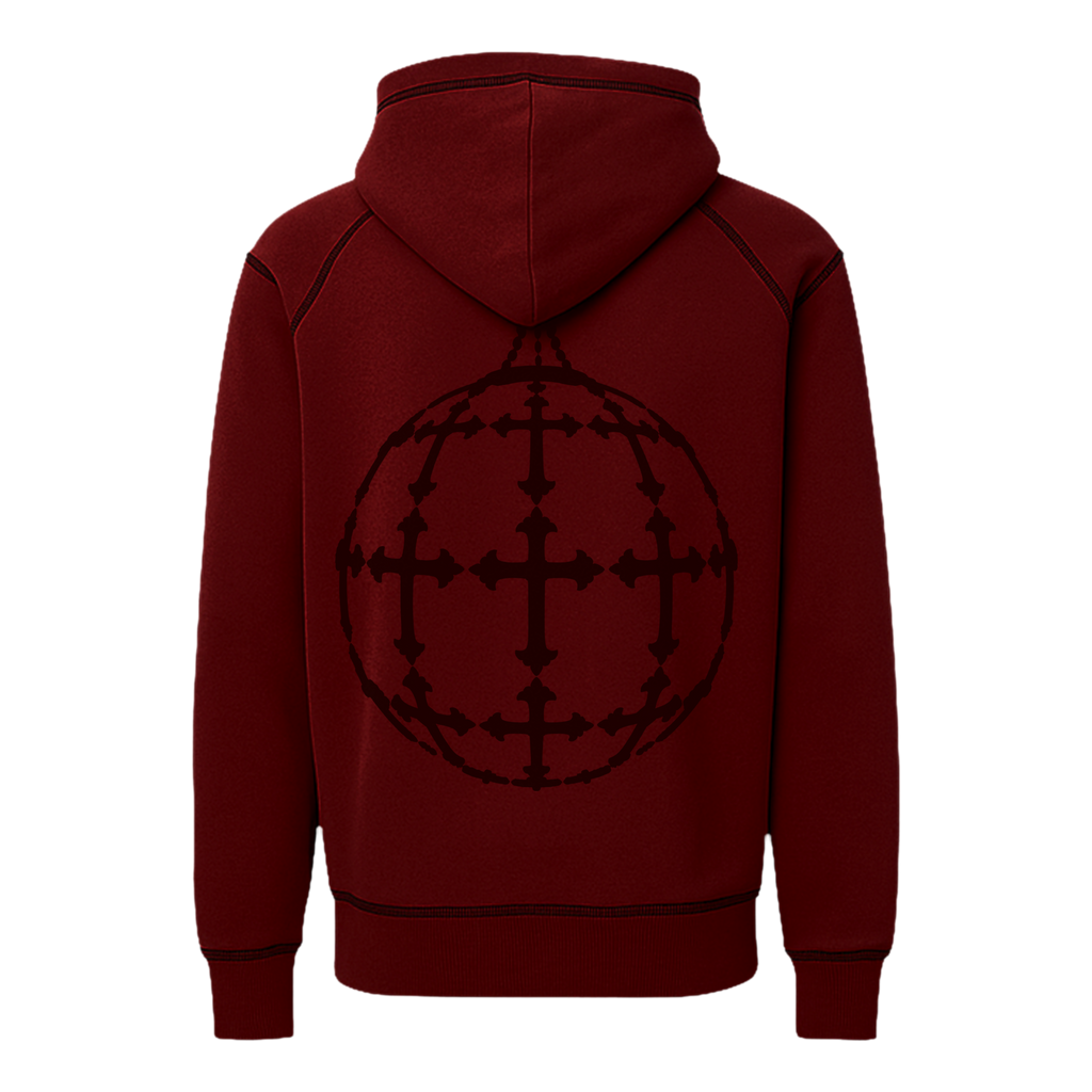 Kit Blusa + Calça Moletom EVOM Vinho - Veigh Merch Oficial