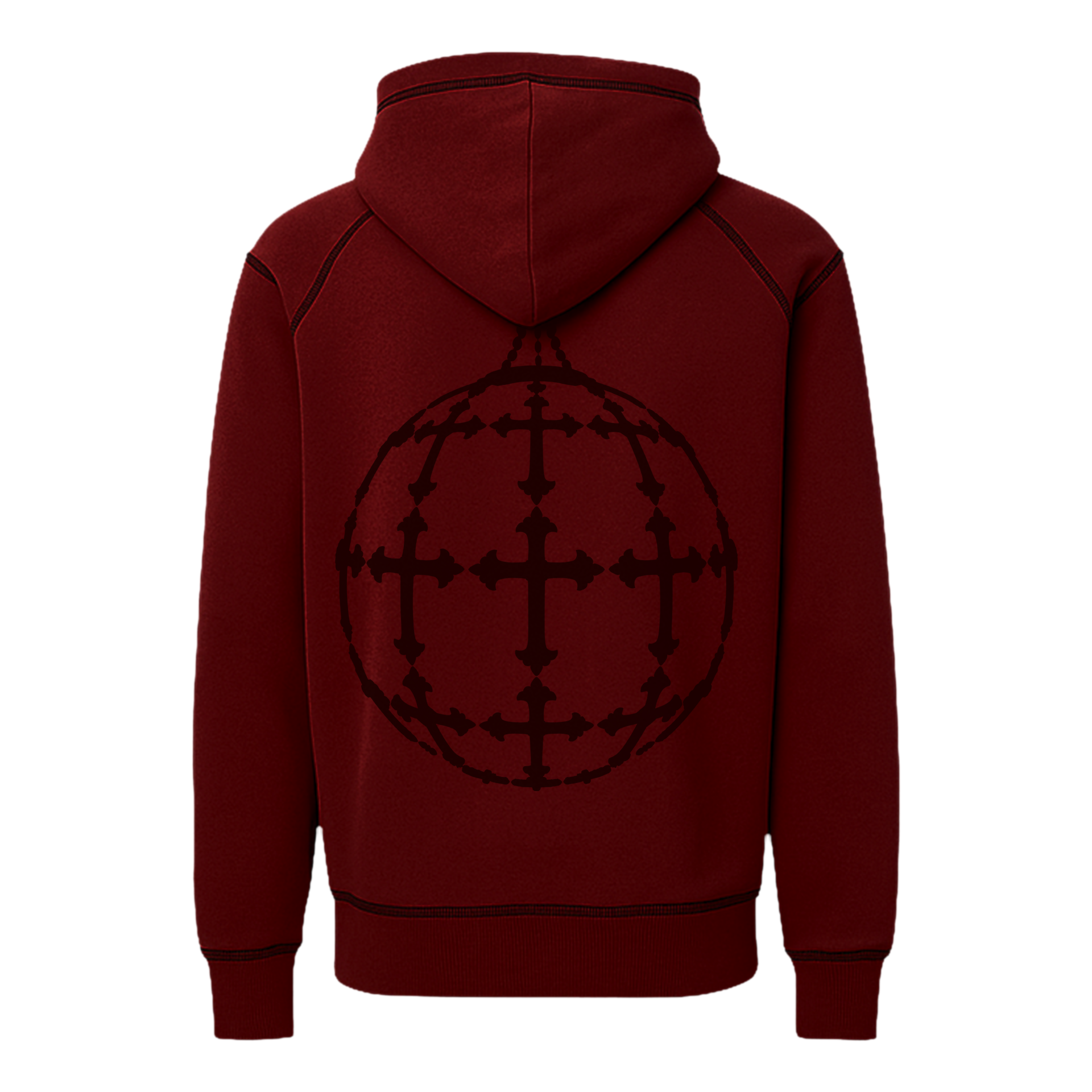 Kit Blusa + Calça Moletom EVOM Vinho - Veigh Merch Oficial