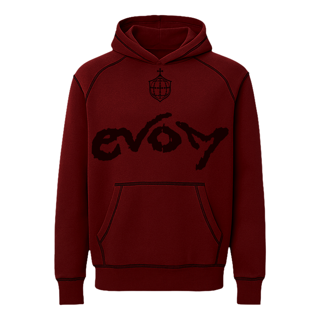 Kit Blusa + Calça Moletom EVOM Vinho - Veigh Merch Oficial